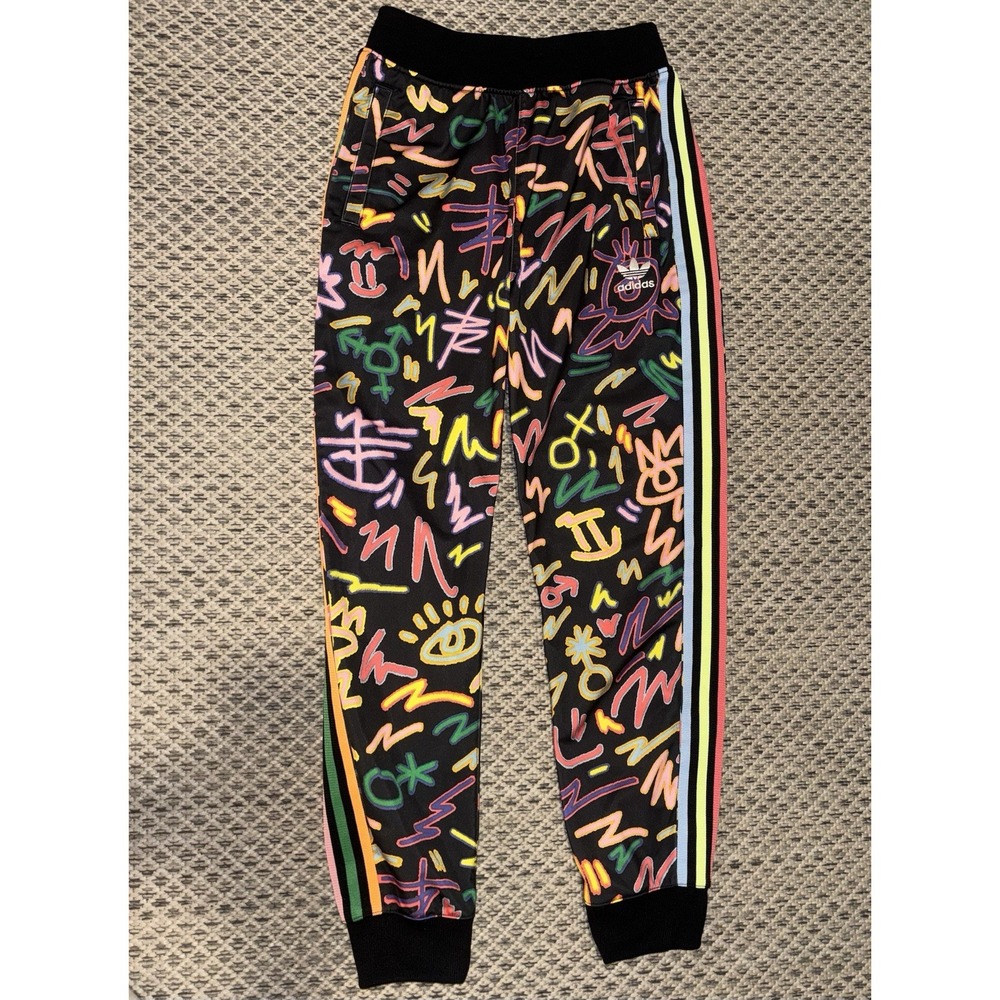 Adidas Originals Kids Love United Printed Track Pant 11-12Y Multicolor Boys